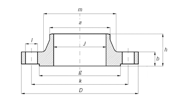 ASME/ANSI b16.5 300 lb/sq.in. RF-WN-STD