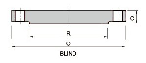 300lb Blind Flange-ASME/ANSI B16.47 Series B-API Flange